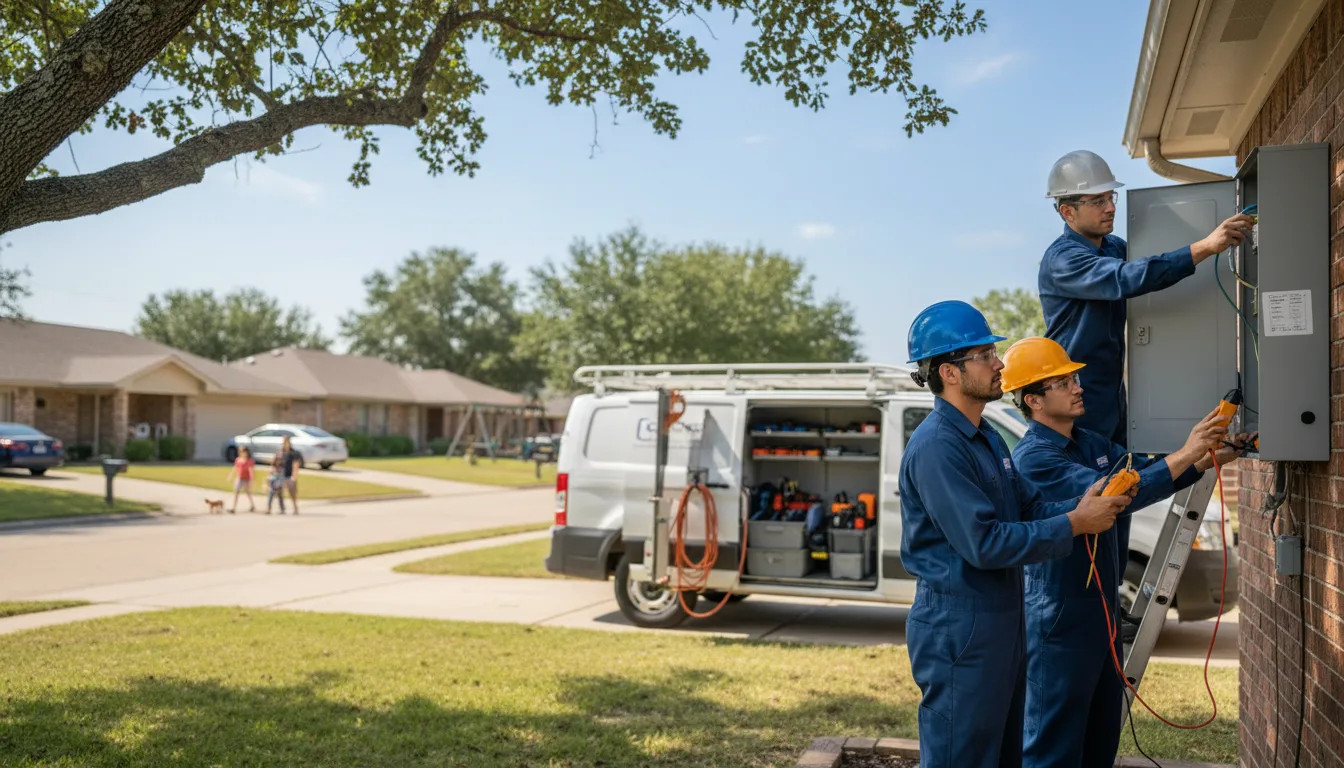 Certified electrician providing emergency electrical services in Grove City, PA